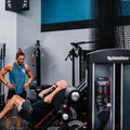 Coach-led athlete training gym hero image